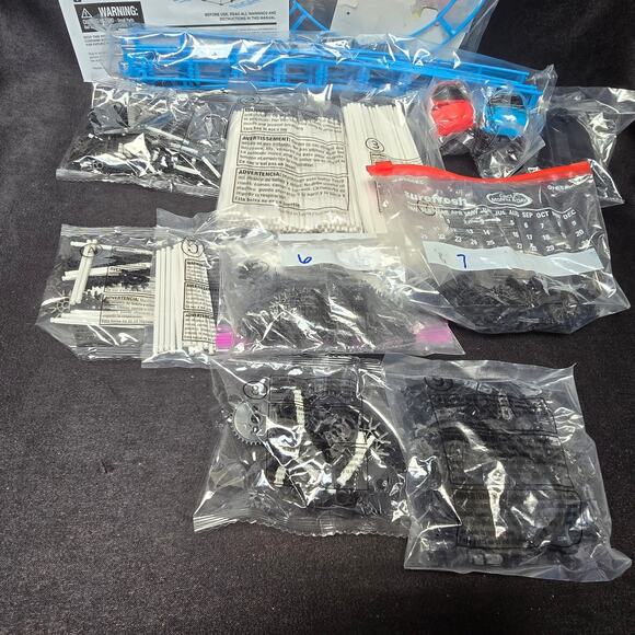 FAO Schwarz Roller Coaster Build Set 736 Piece Buildable Coaster - Picture 6 of 8